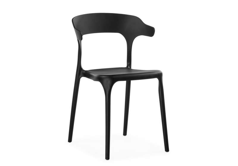 Пластиковый стул Vite black (49x48x75). 