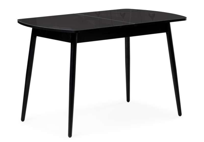 Стол стеклянный Бейкер черный (70x75,5). 